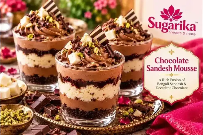 Chocolate Sandesh Mousse