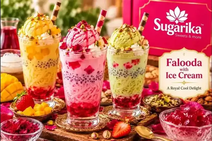 Falooda with Ice Cream